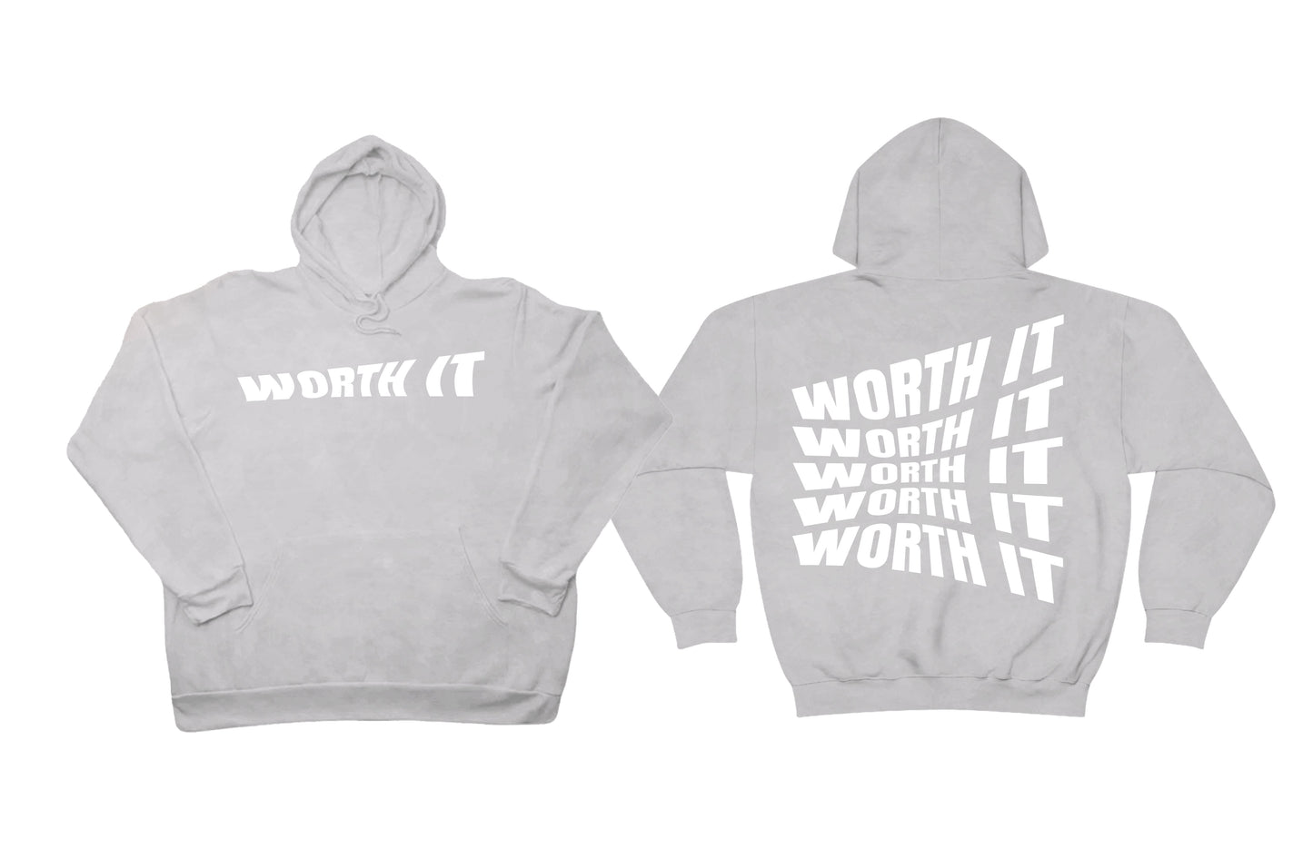 Grey Worth It Hoodie