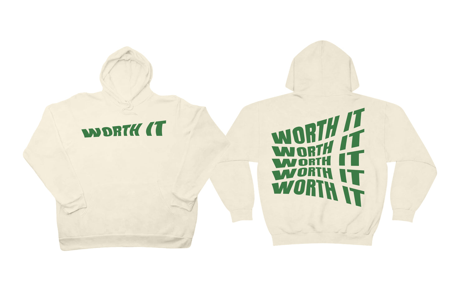 Cream Worth It Hoodie