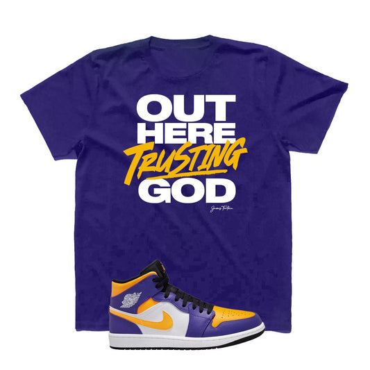 Purple & Yellow - Out Here Trusting GOD