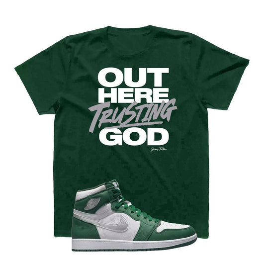 Green & White - Out Here Trusting GOD